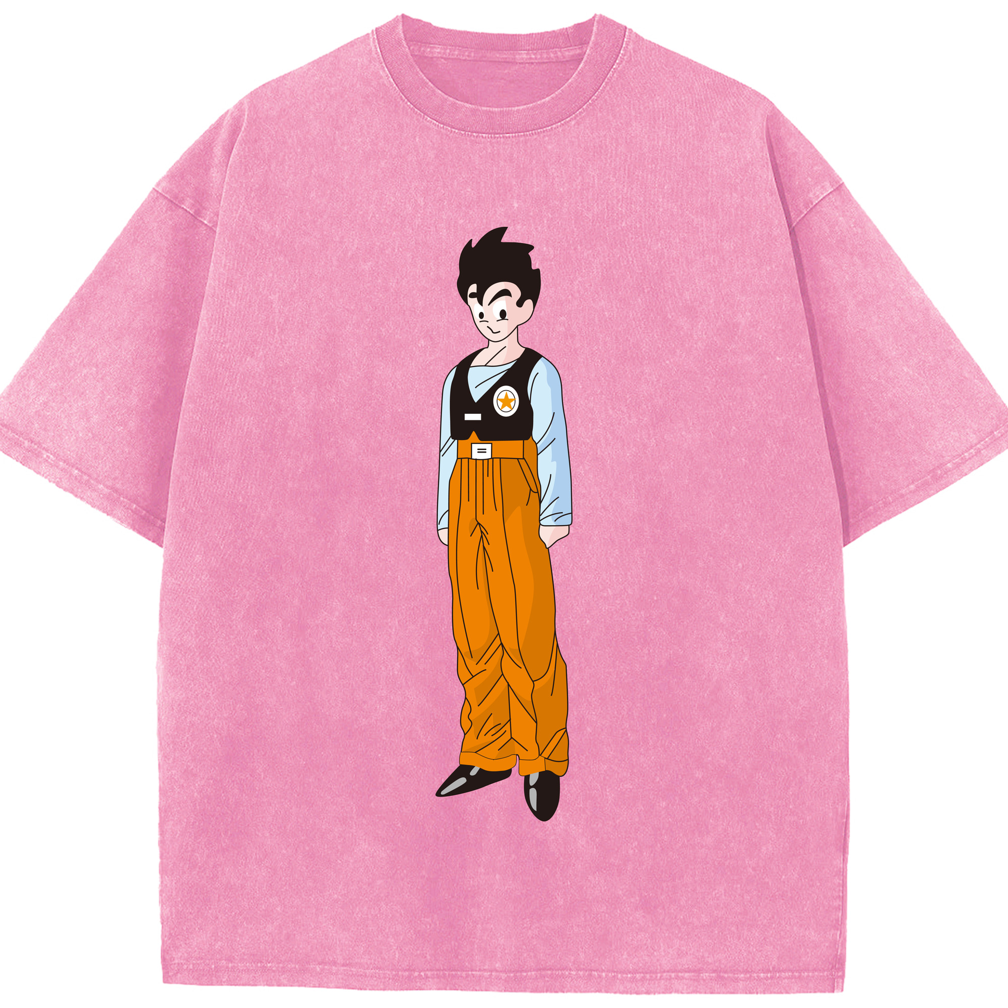 （画像用） ドラゴンボール DRAGON BALL 綿100% ヴィンテージ風 半袖Tシャツ（フロントプリント）